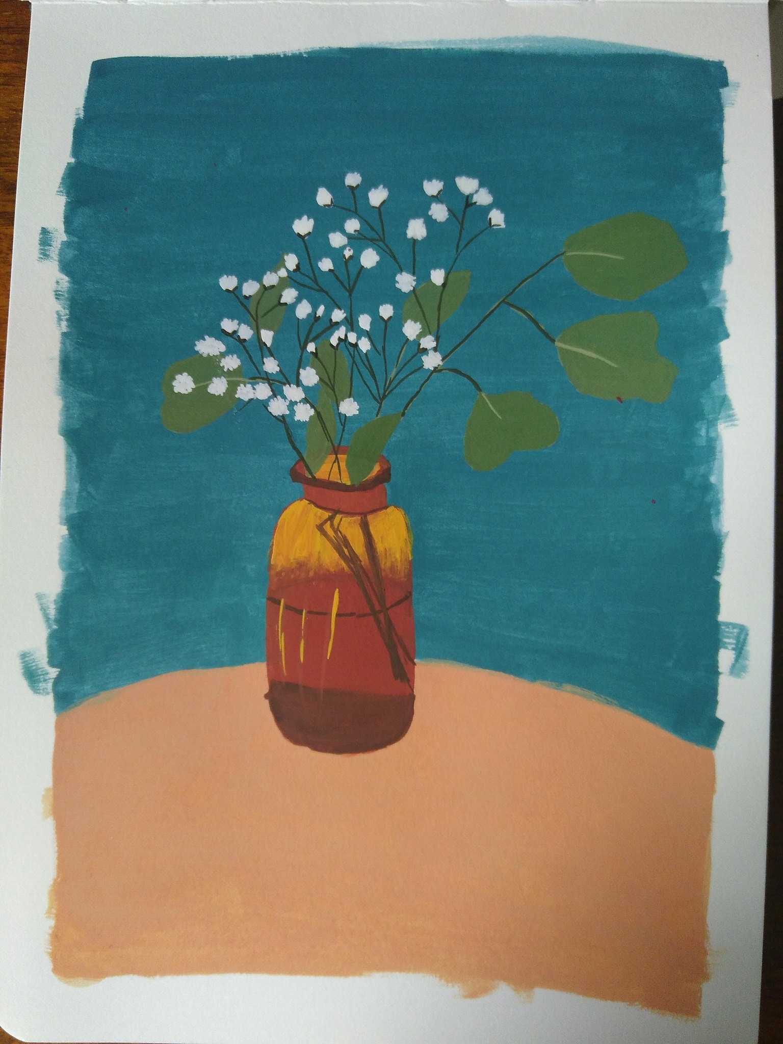 Gouache bouquets - image 1 - student project