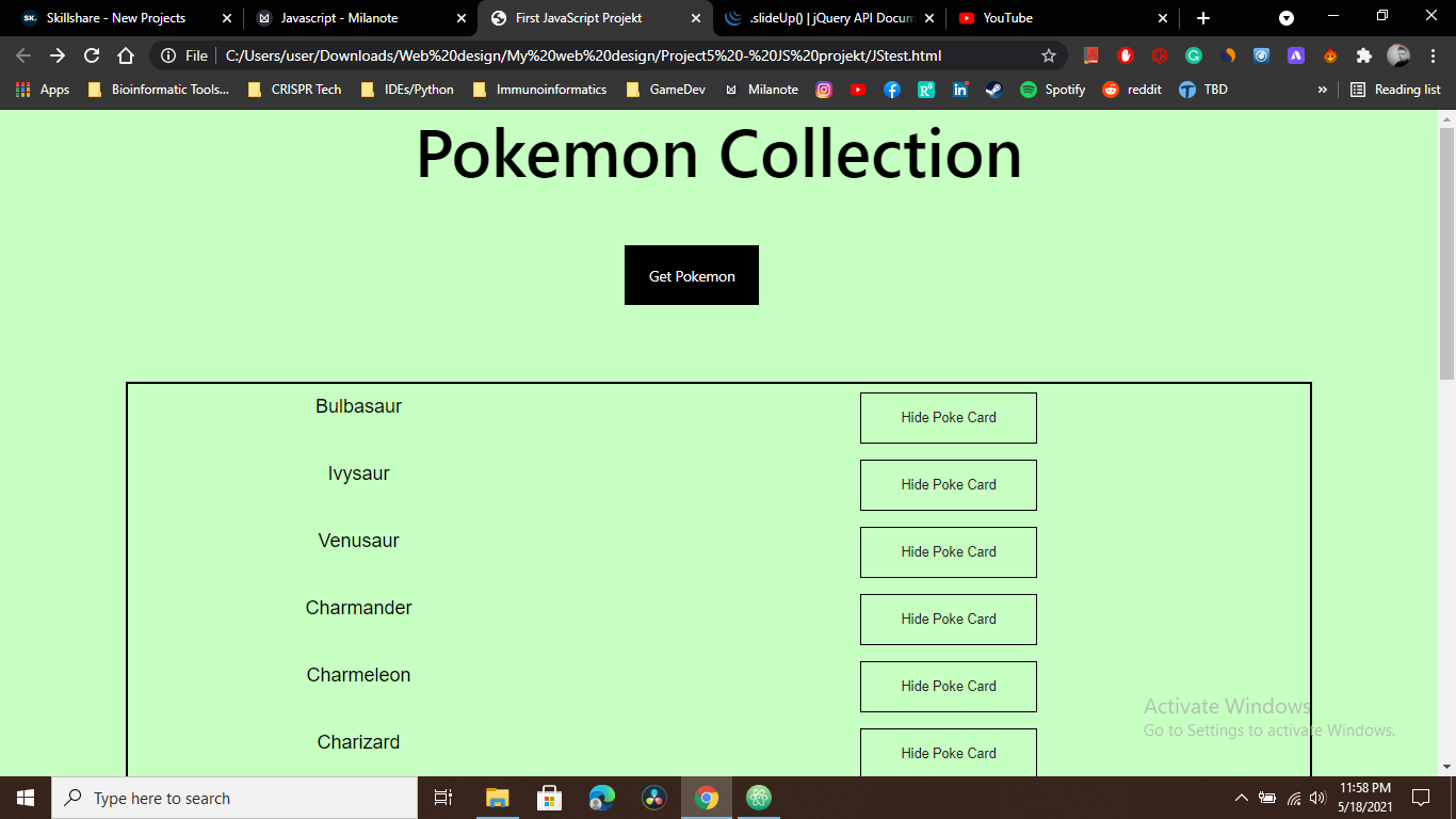 JS First test app - image 2 - student project