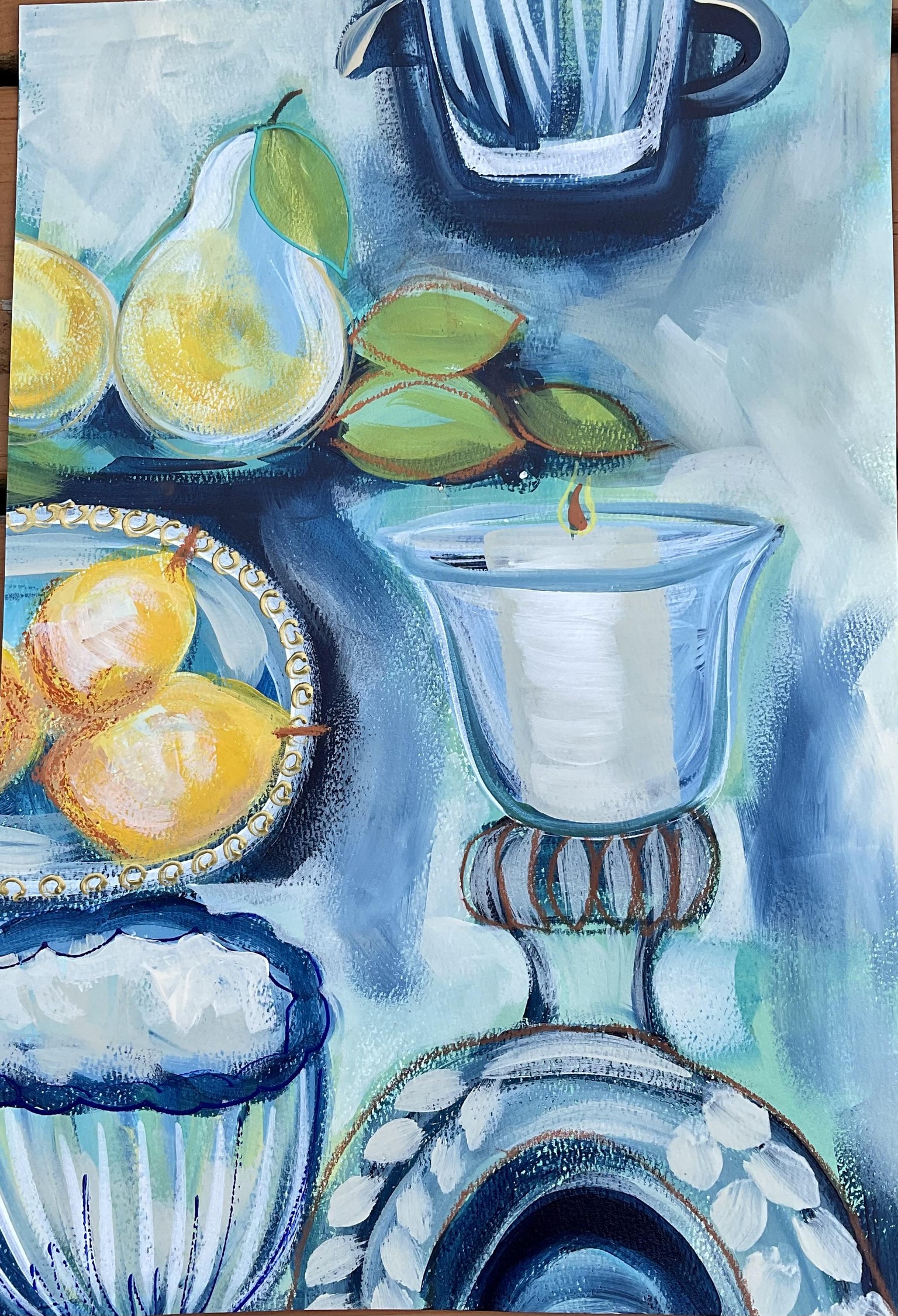 Table items, still life expressive - image 2 - student project