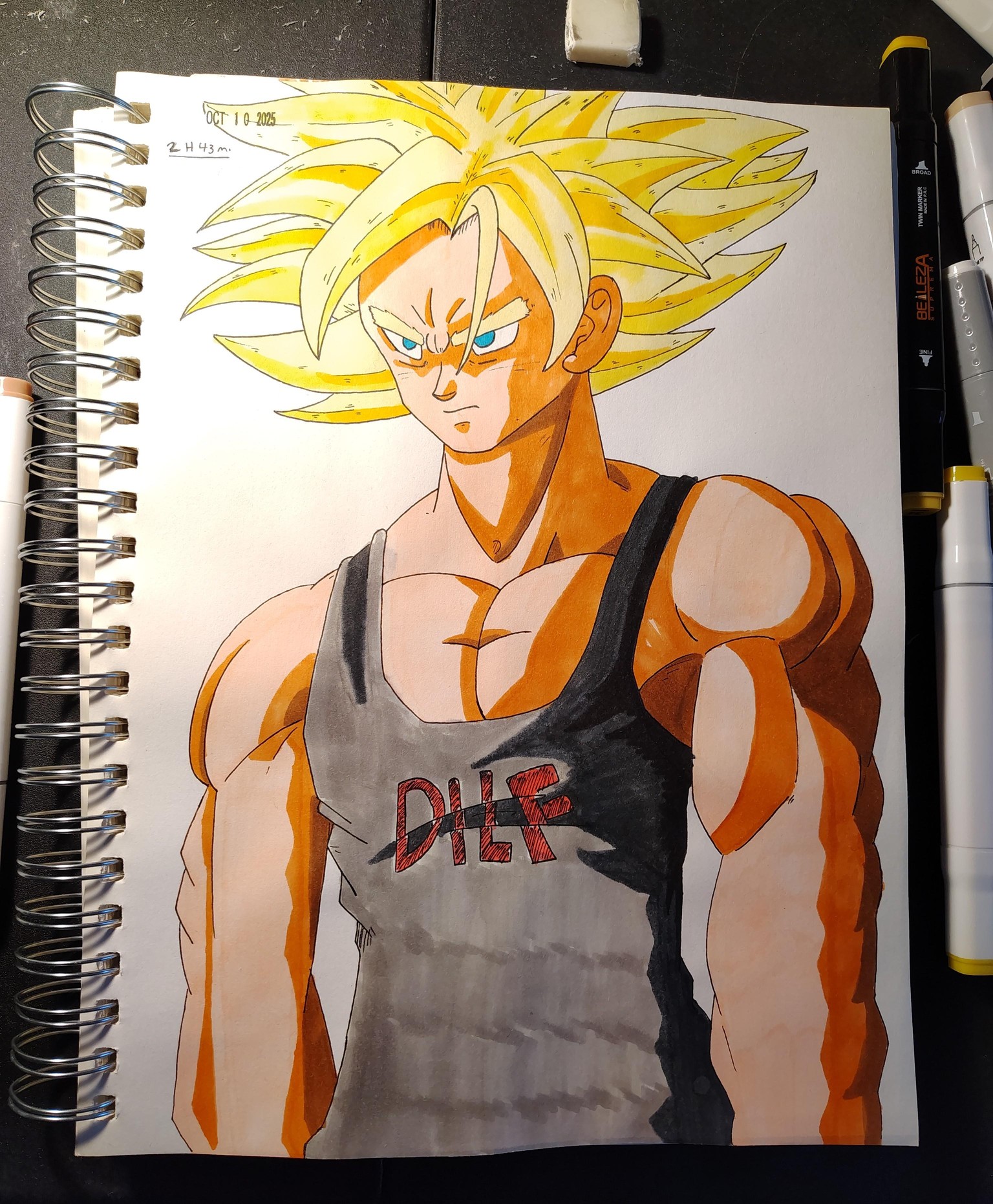 How To Draw Anime Characters: Drawing, Inking and Coloring Tutorial - image 1 - student project