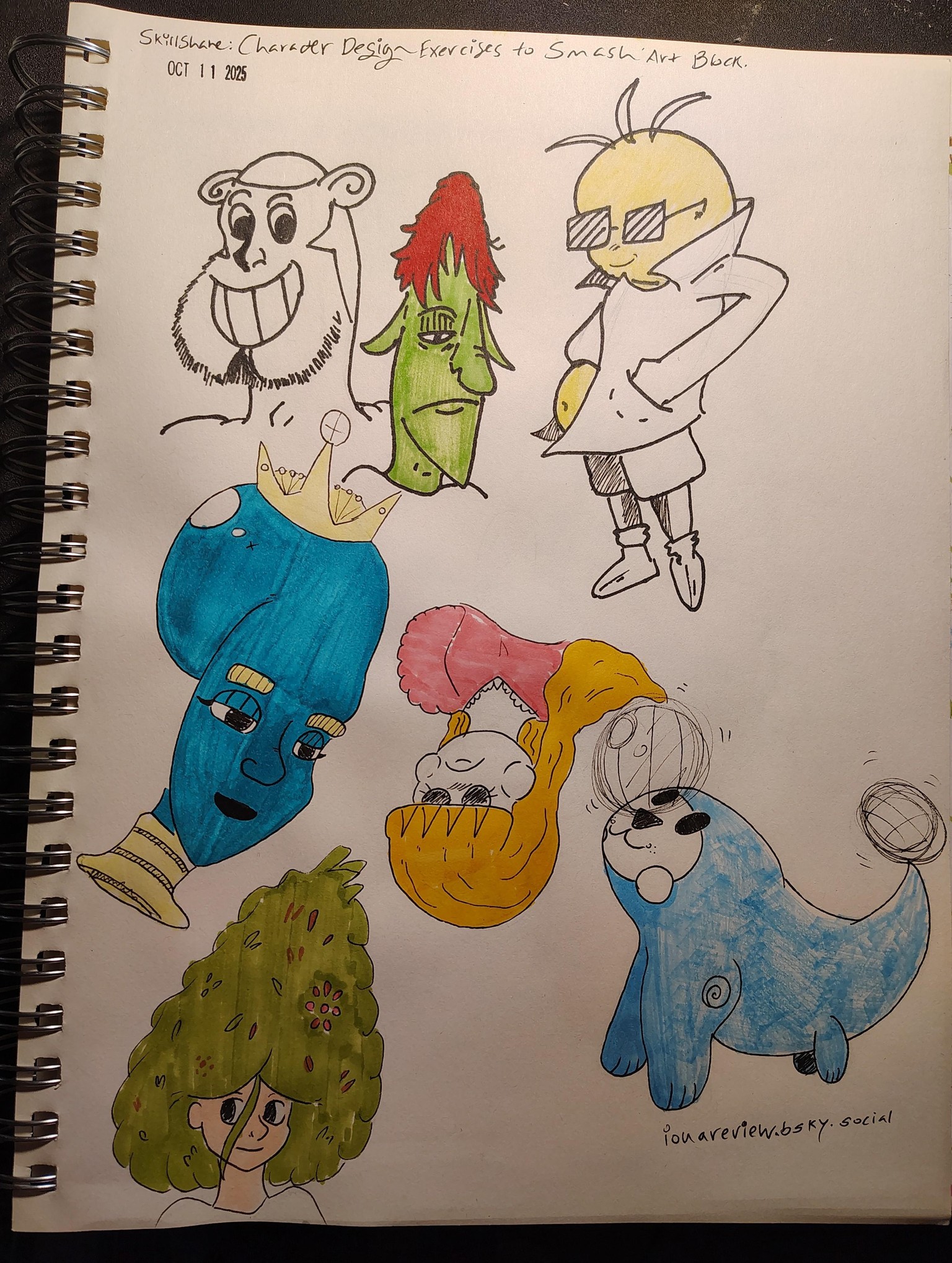 Character Design Exercises to SMASH Art Block! - image 1 - student project
