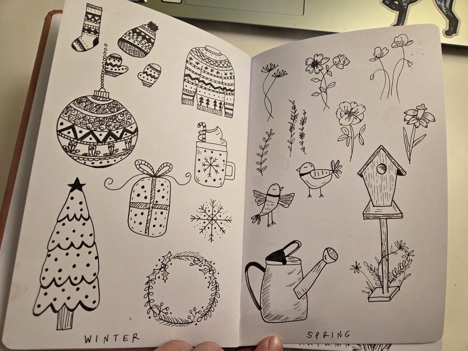 Seasonal Doodles - image 1 - student project