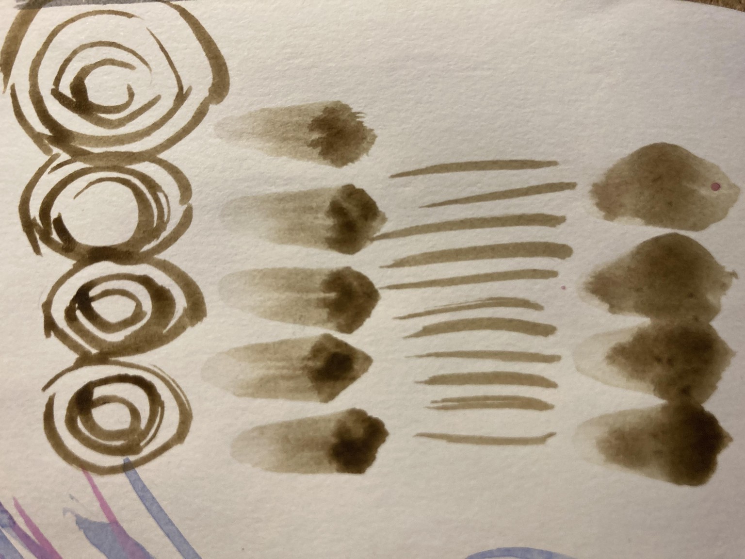 Abstract watercolour painting - image 2 - student project