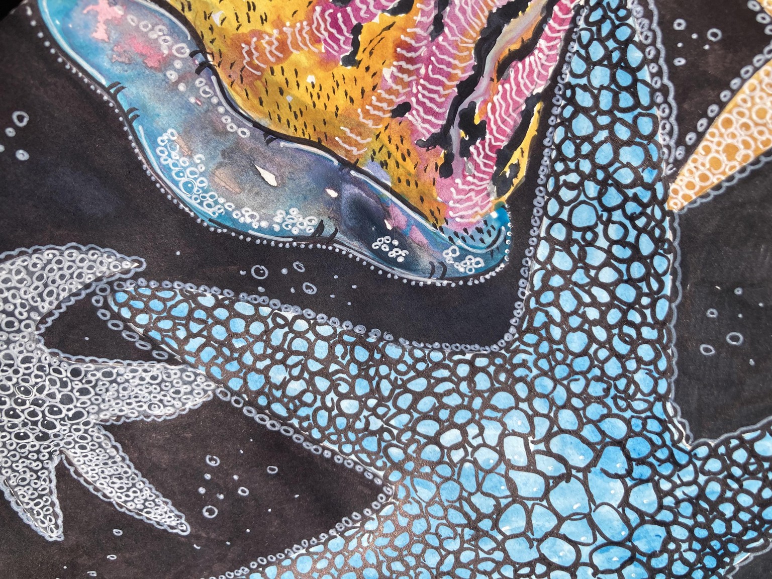 Watercolour under the sea - image 3 - student project