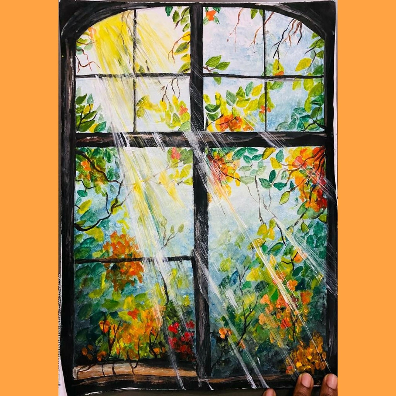 sunrays' painting - image 1 - student project