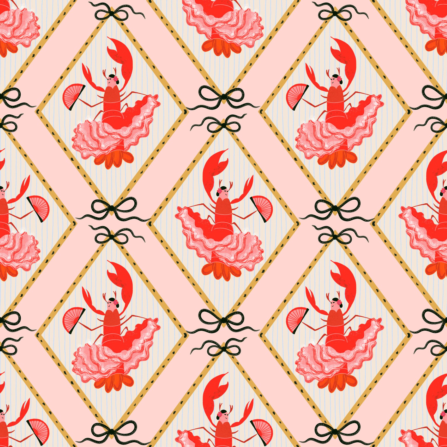 Nicole’s scallop and diamond lobsters - image 2 - student project
