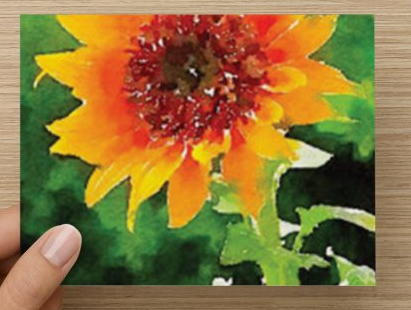 Botanical Watercolors- note cards - image 3 - student project