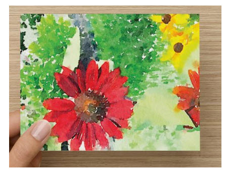 Botanical Watercolors- note cards - image 2 - student project