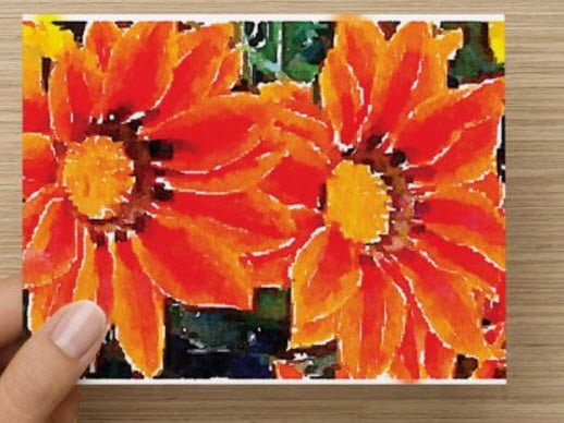 Botanical Watercolors- note cards - image 5 - student project