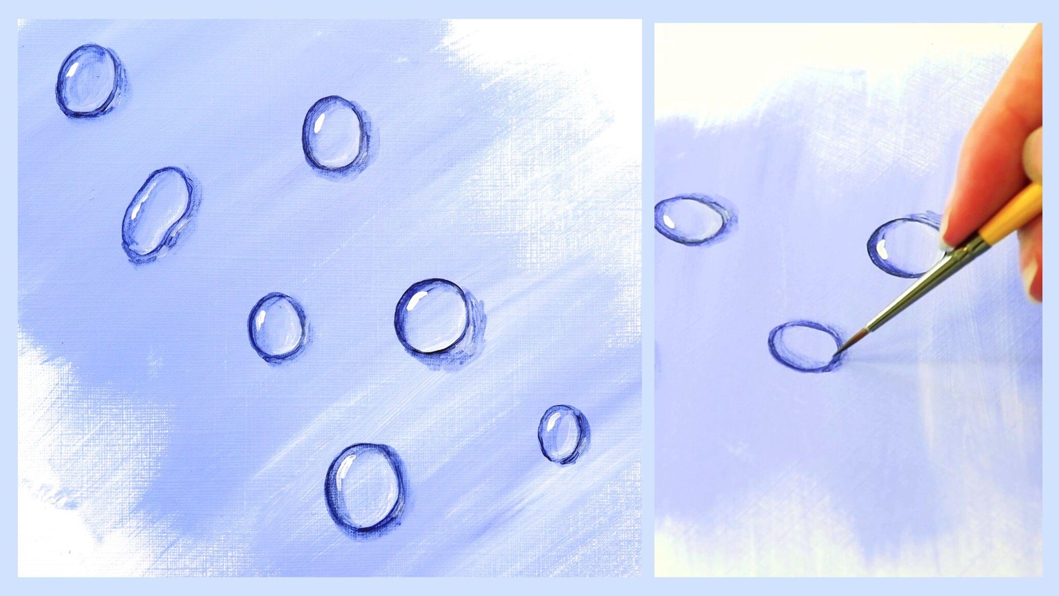 Water drop painting - image 1 - student project