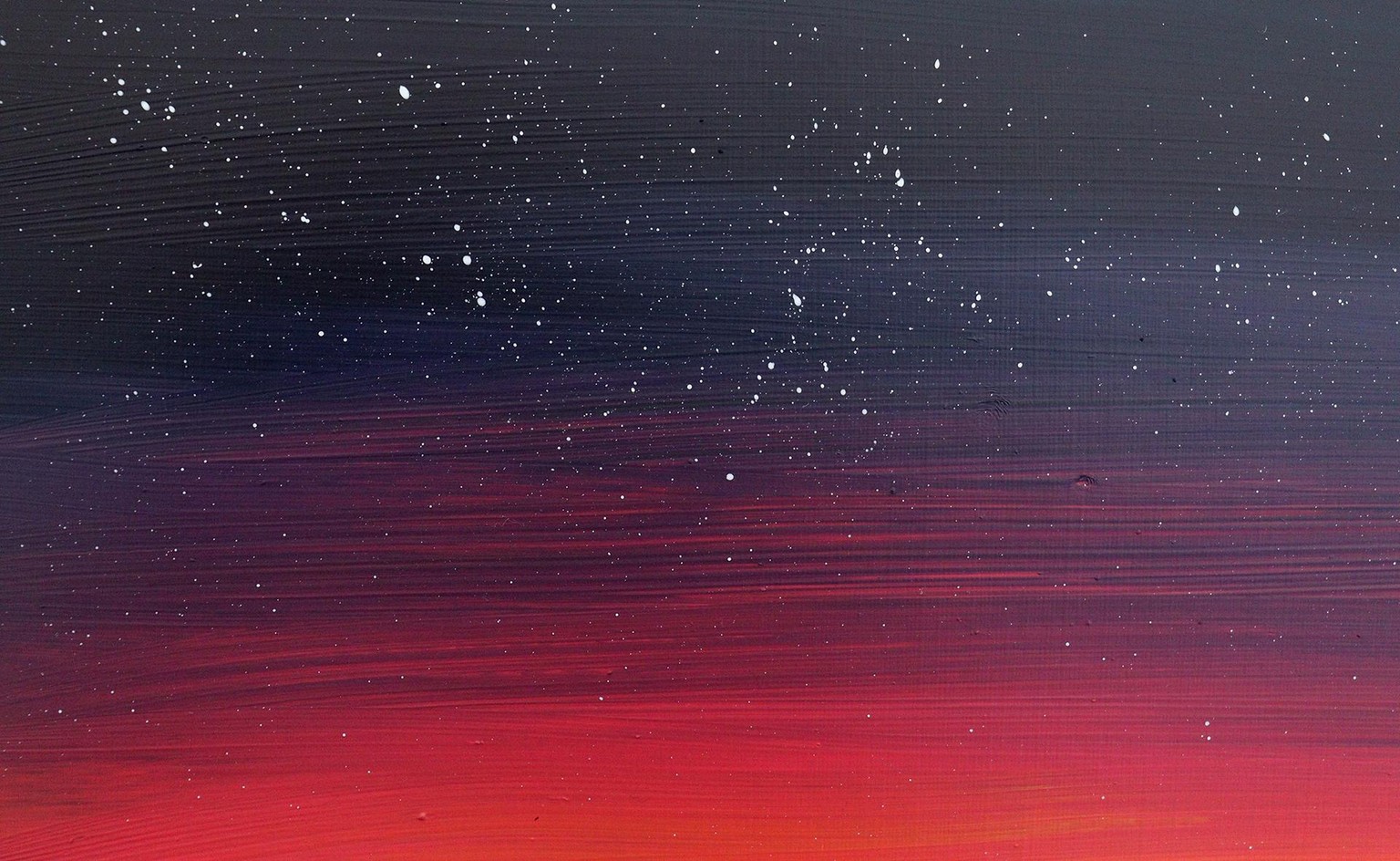 Sunset painting to practice brushwork techniques - image 2 - student project