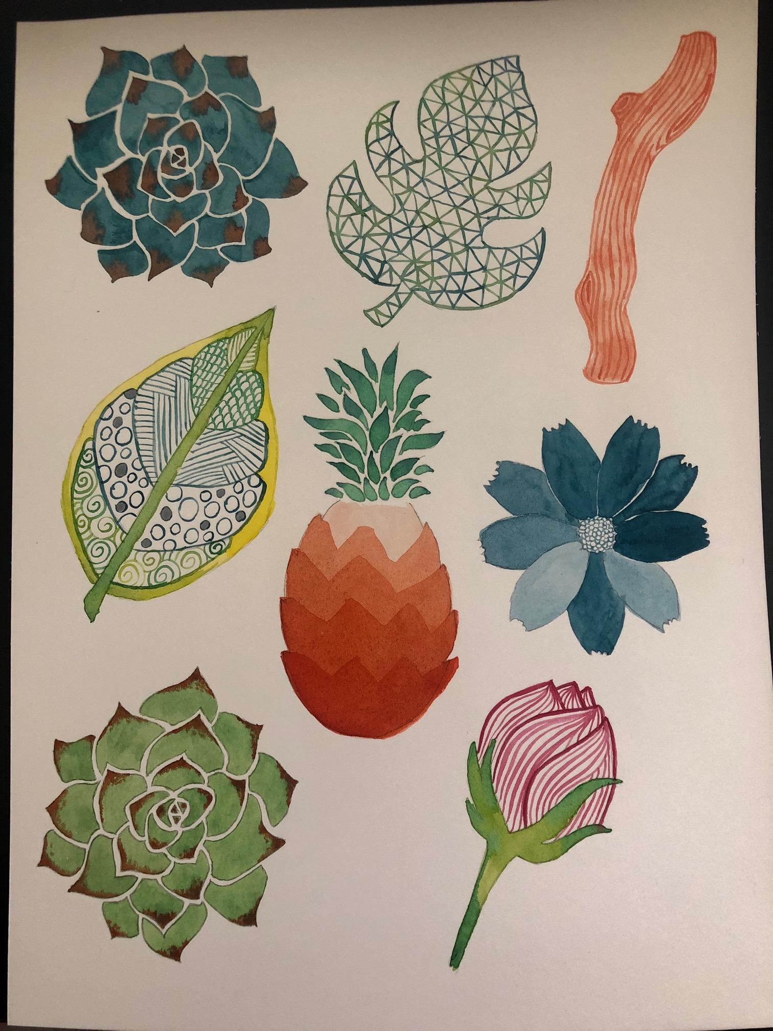 Watercolor exercises - image 7 - student project