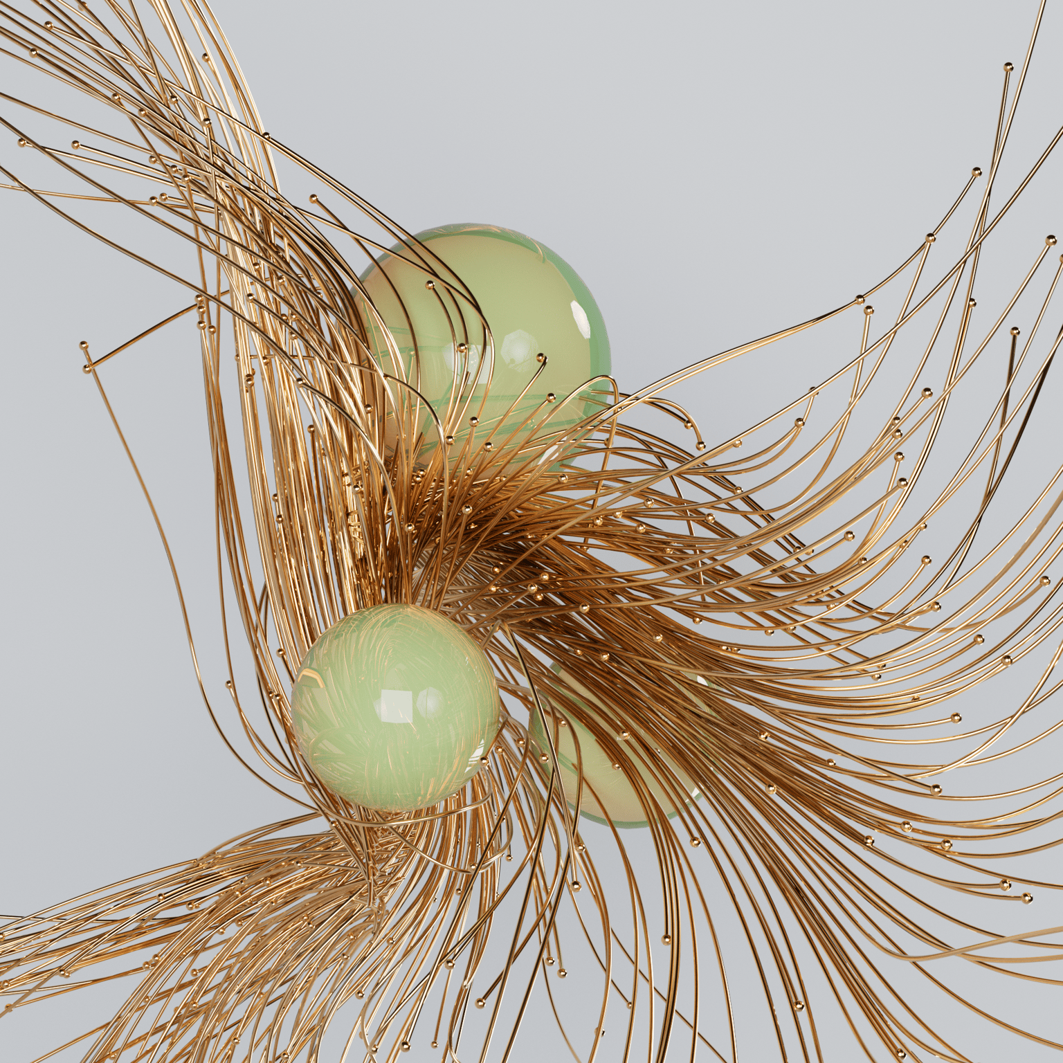 Abstract Flowing Tendrils - image 2 - student project