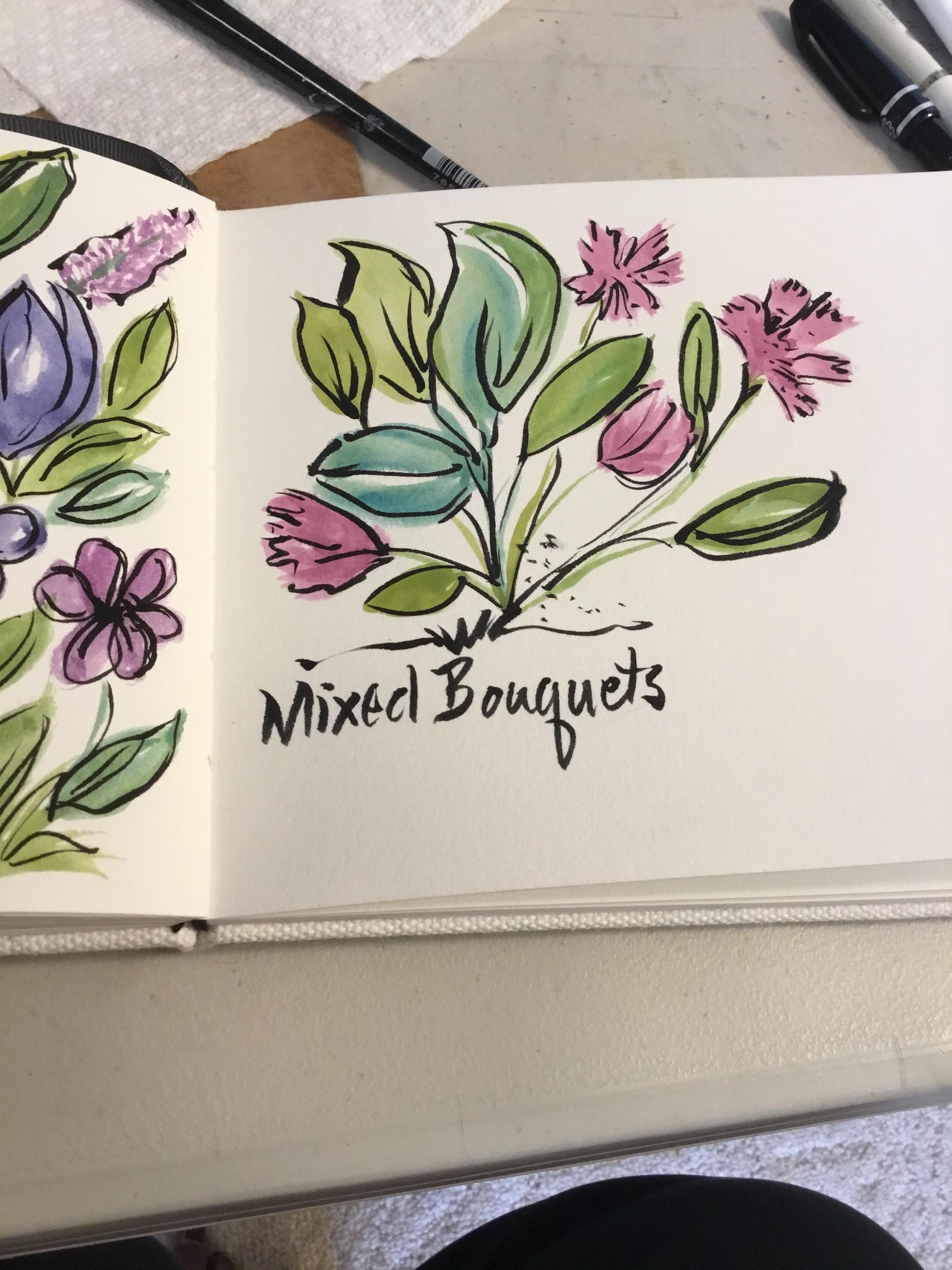 Whimsical Flowers - image 2 - student project