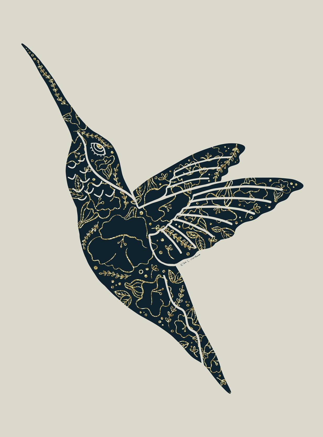 Floral Hummingbirds - image 2 - student project