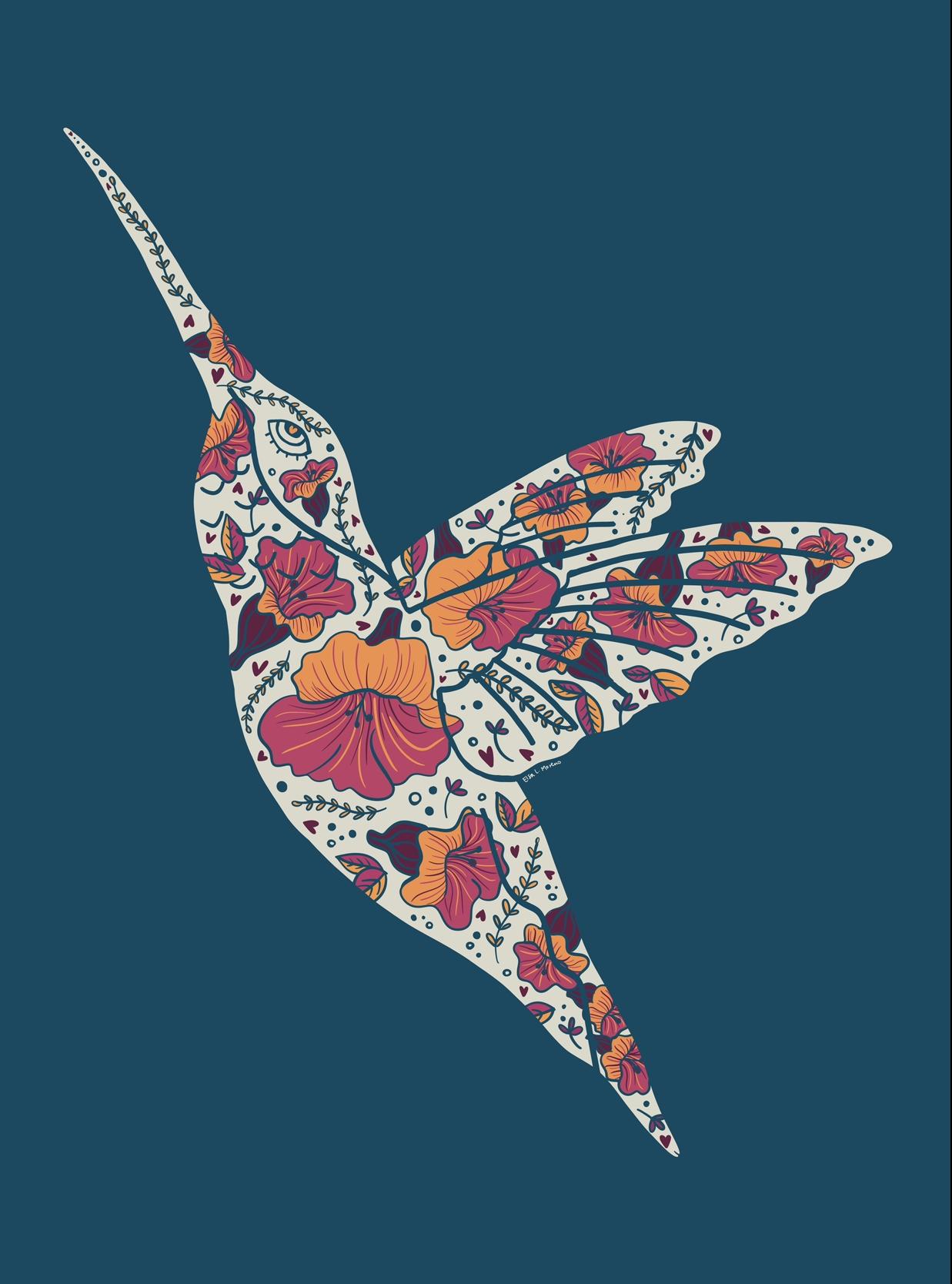 Floral Hummingbirds - image 1 - student project