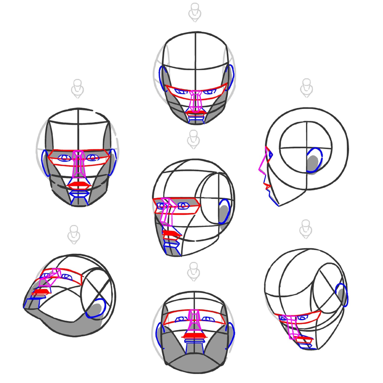 Drawing Head Angles (WIP) - image 7 - student project