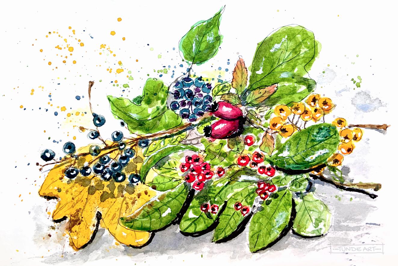 Autumn in my sketchbook - image 11 - student project