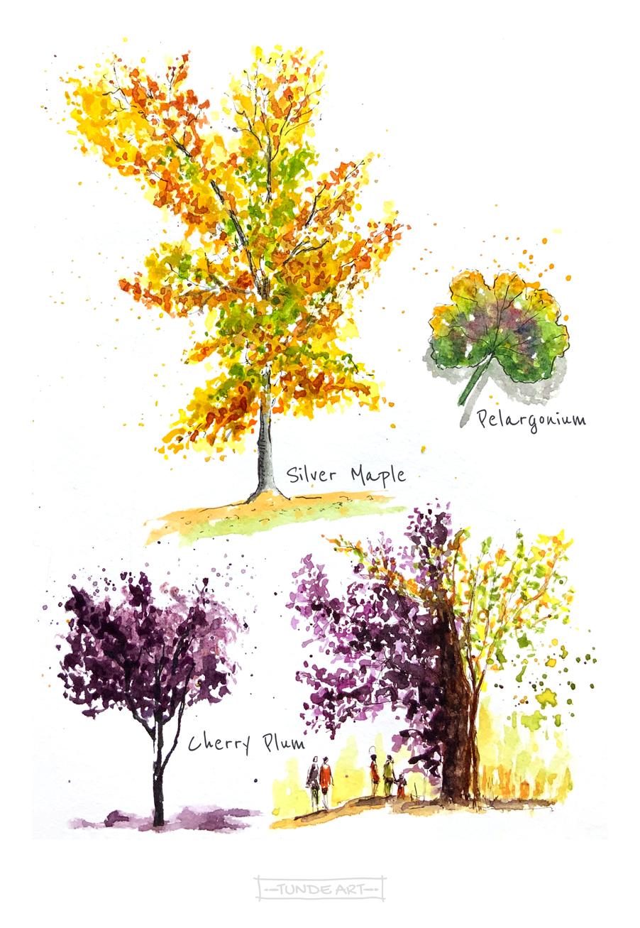 Autumn in my sketchbook - image 8 - student project