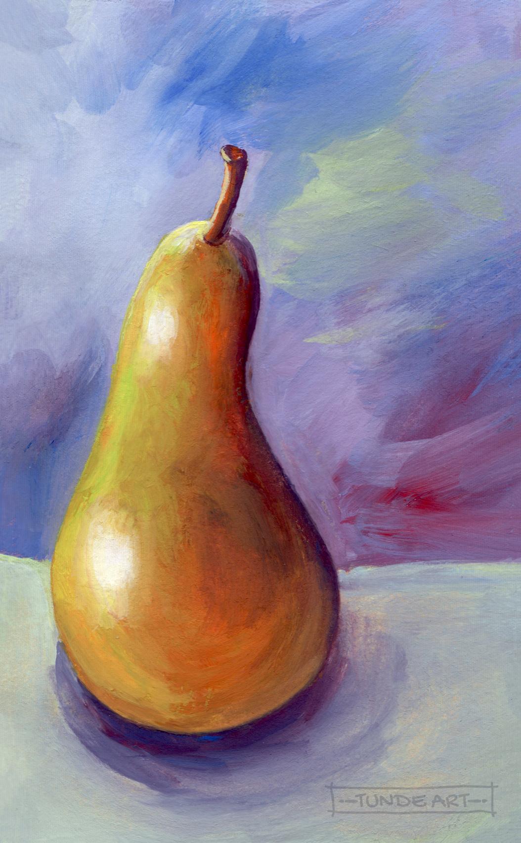 Pears with Gouache - image 4 - student project