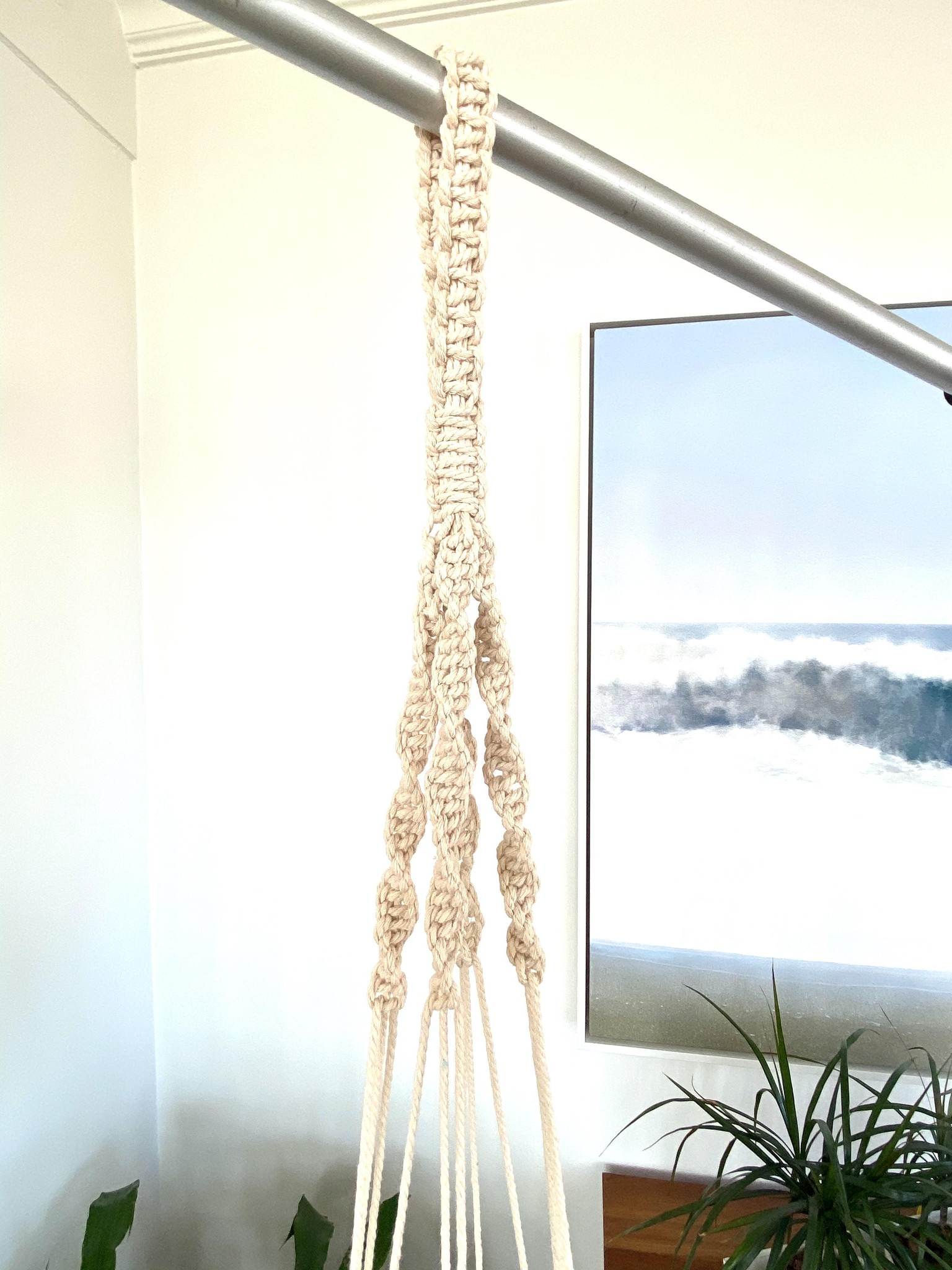 Macrame Plant Hanger - image 2 - student project