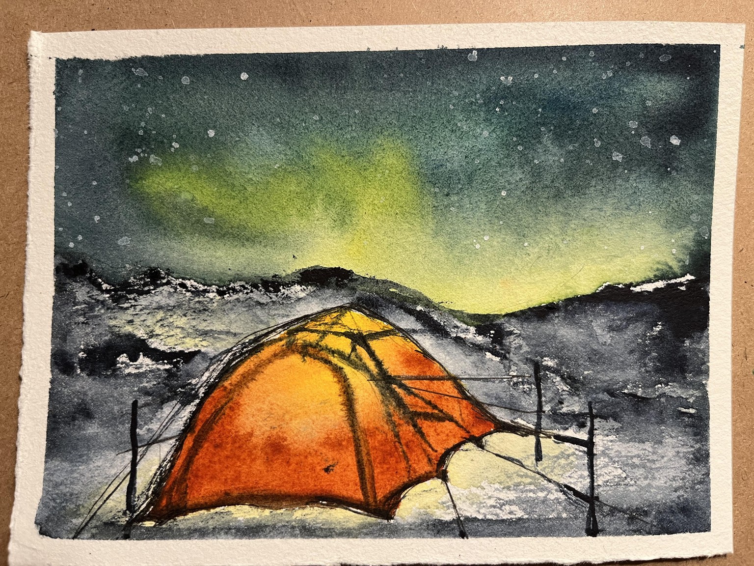 Winter Inspired Holiday cards - image 4 - student project