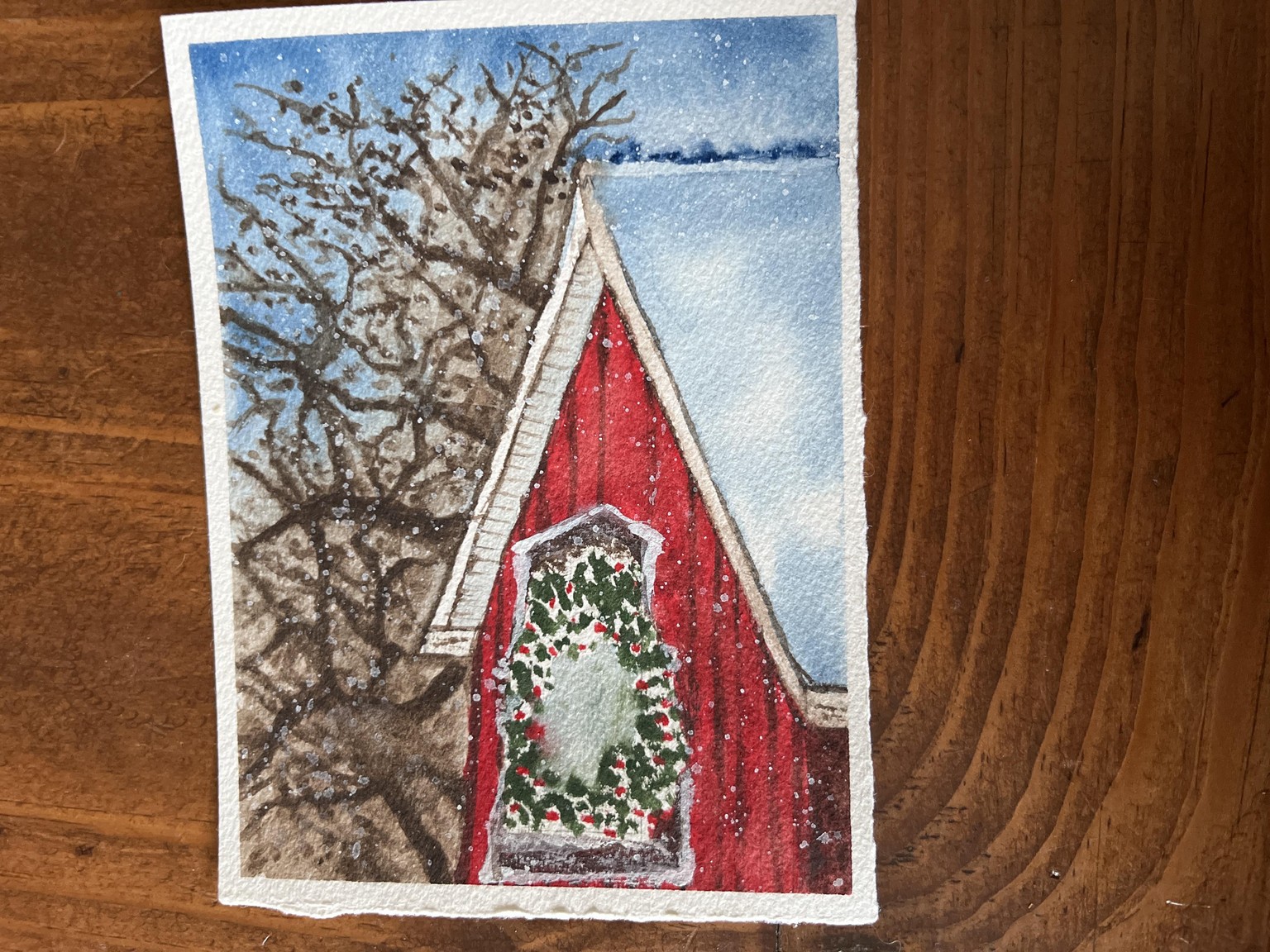 Winter Inspired Holiday cards - image 3 - student project