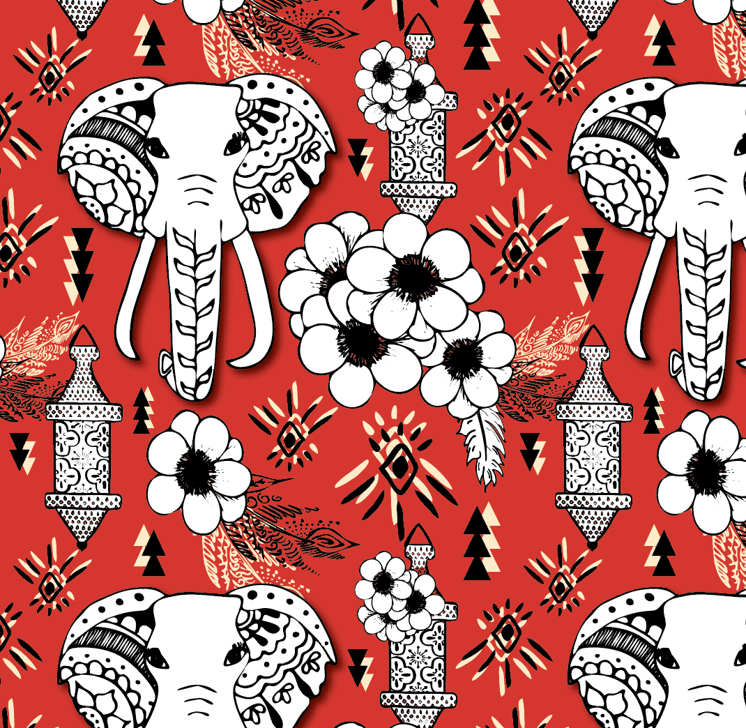 Surface Pattern Idea Book - 5 Day Sketch Challenge - image 7 - student project