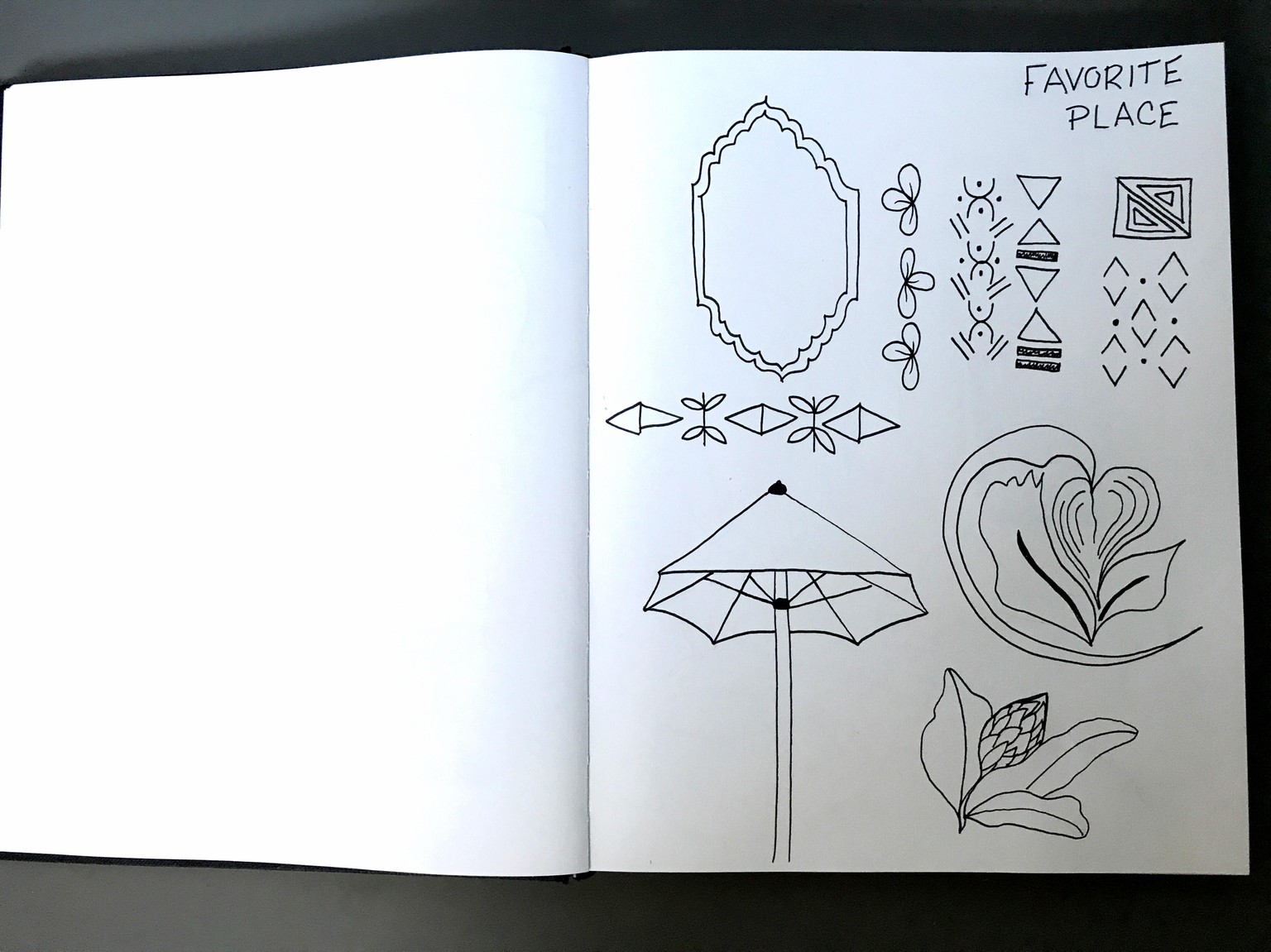 Surface Pattern Idea Book - 5 Day Sketch Challenge - image 3 - student project