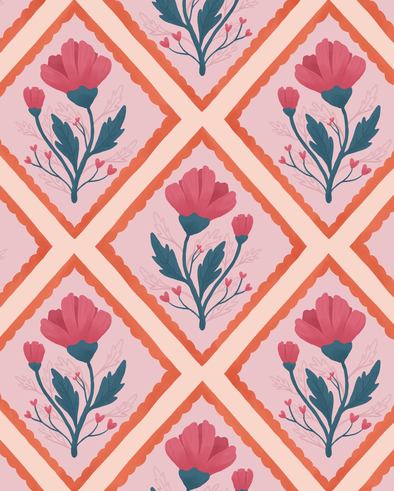 Flower Patterns - image 1 - student project