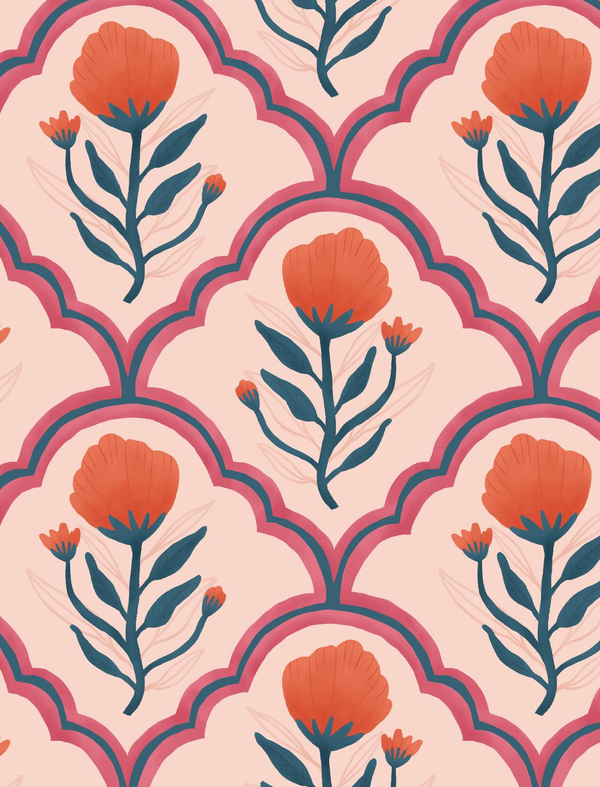 Flower Patterns - image 2 - student project