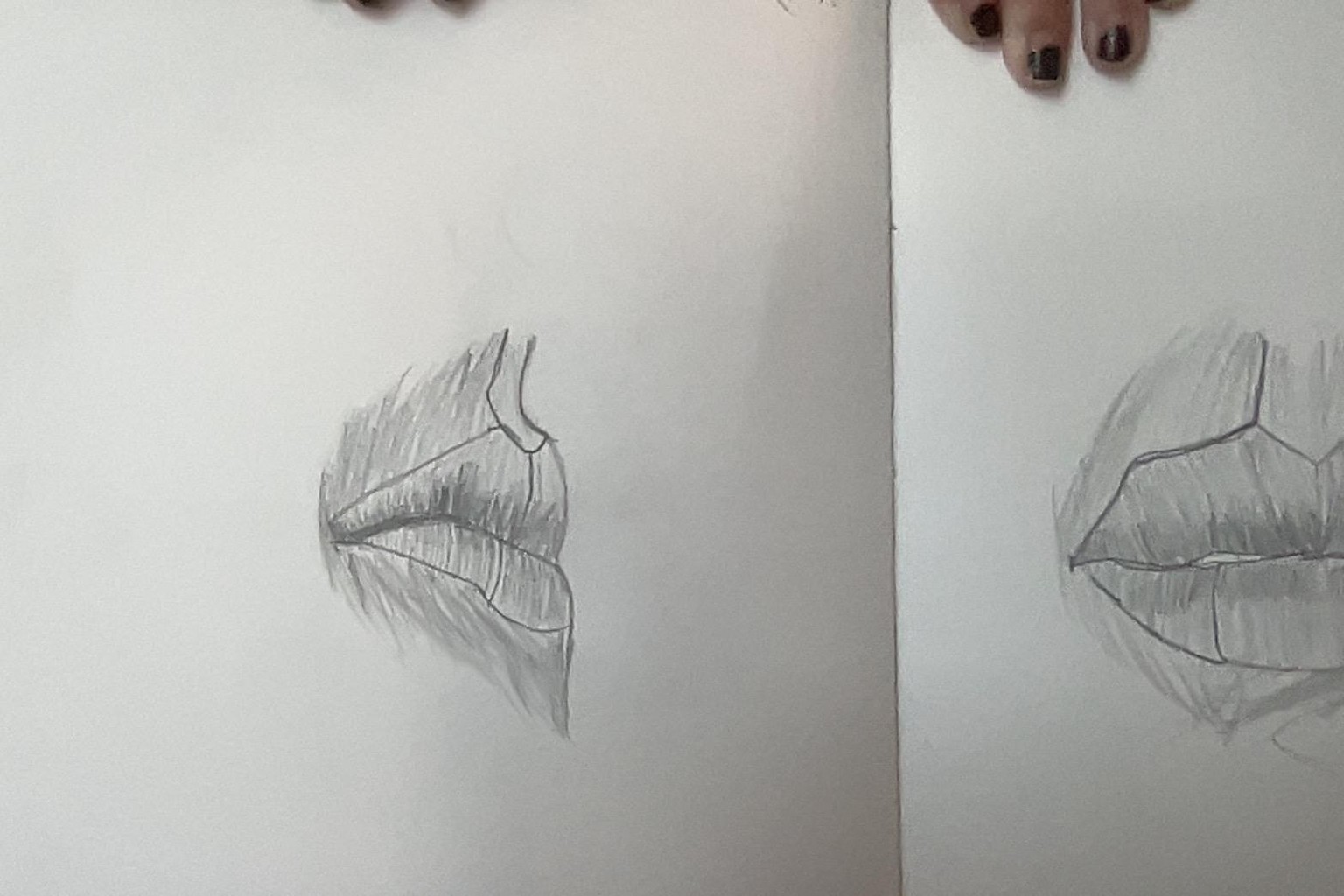 Amélia's drawings of lips - image 9 - student project