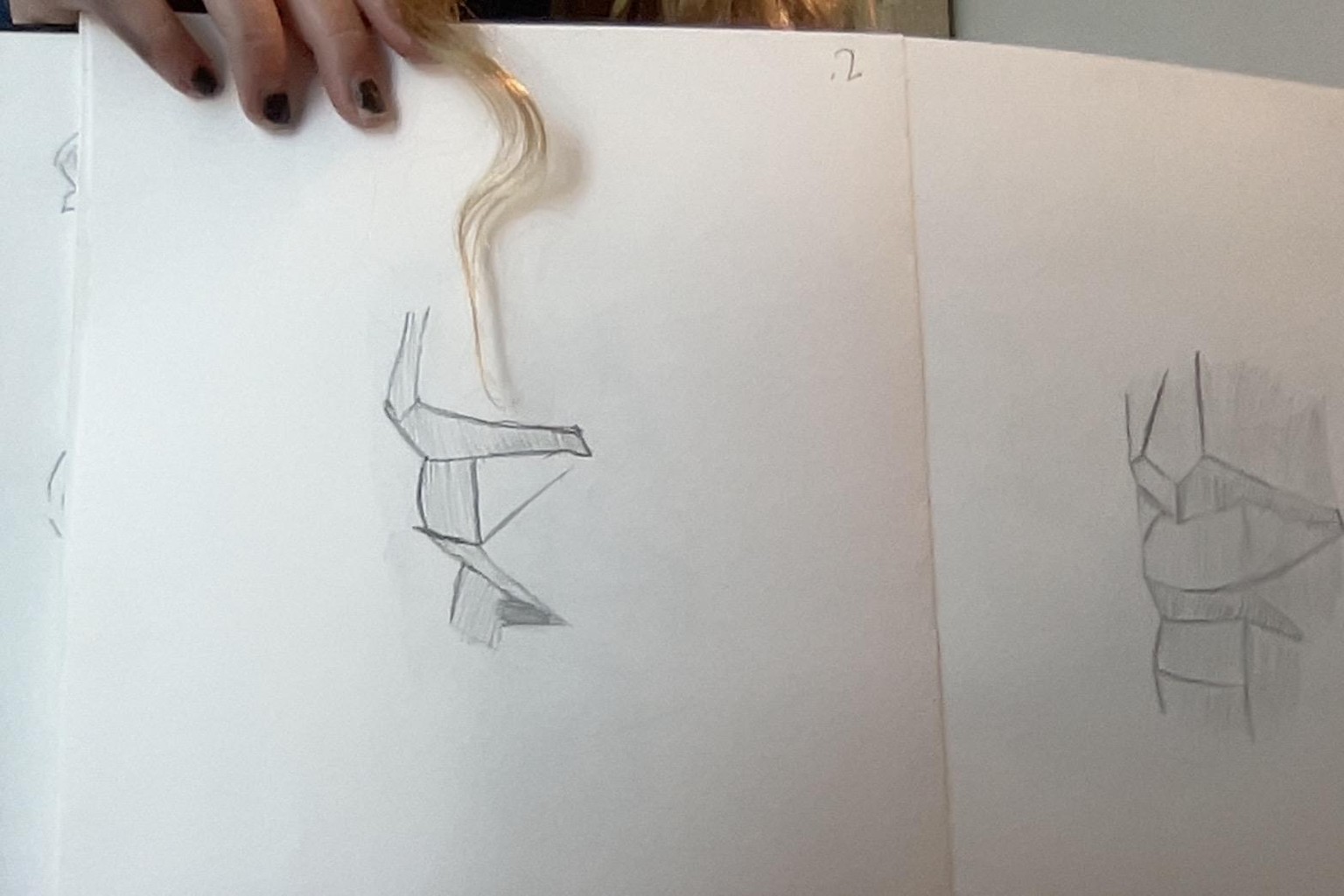Amélia's drawings of lips - image 2 - student project