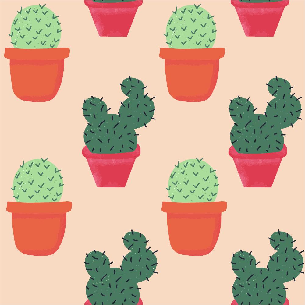 Cactus Pattern - image 1 - student project