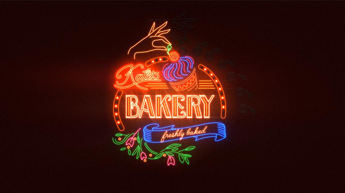 Kate's Bakery sign - image 1 - student project