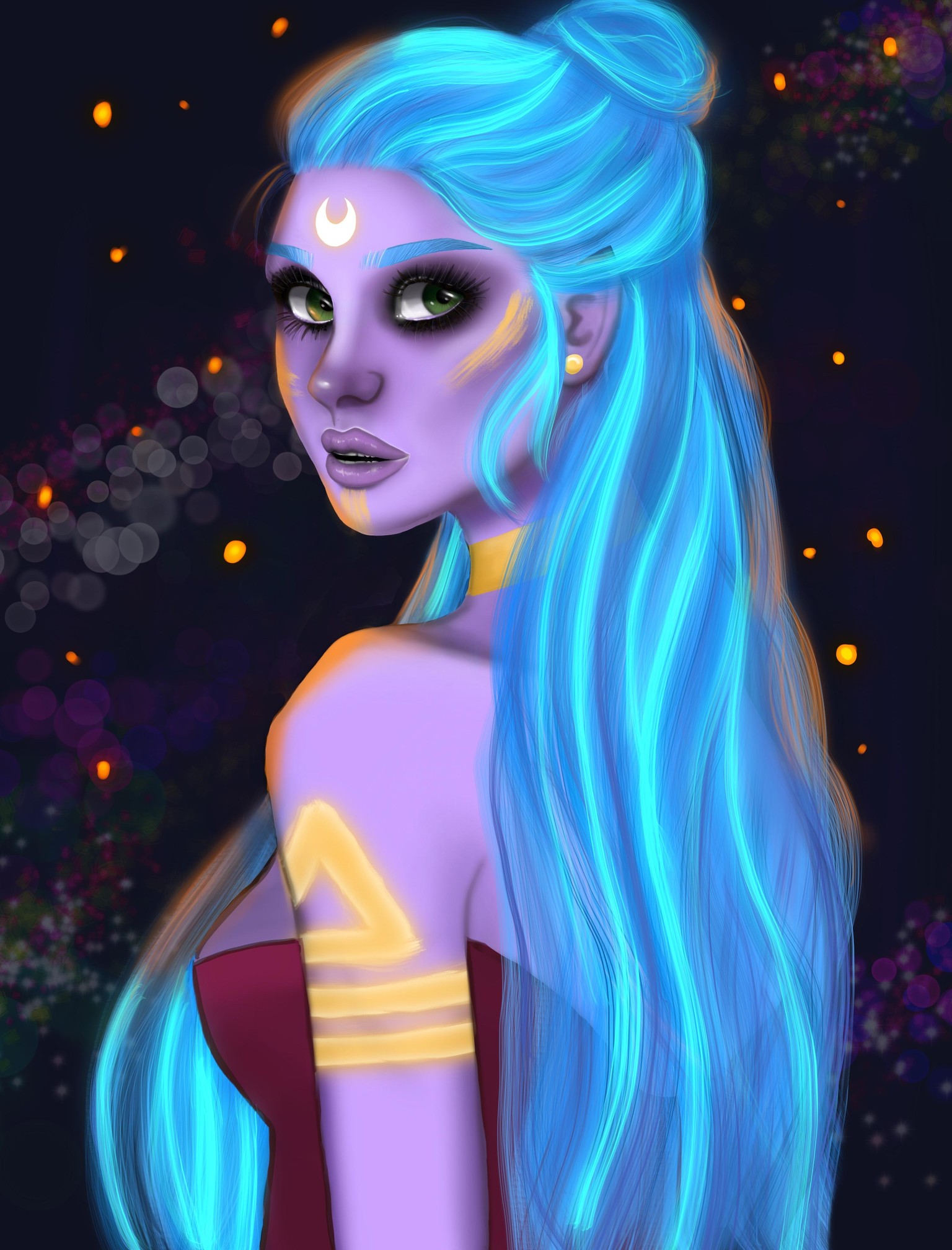 Mystical type elf lady - image 1 - student project