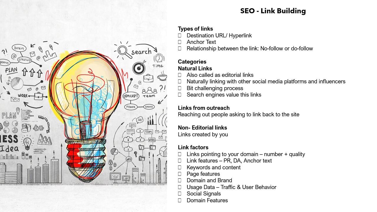 SEO - Link Building - image 1 - student project