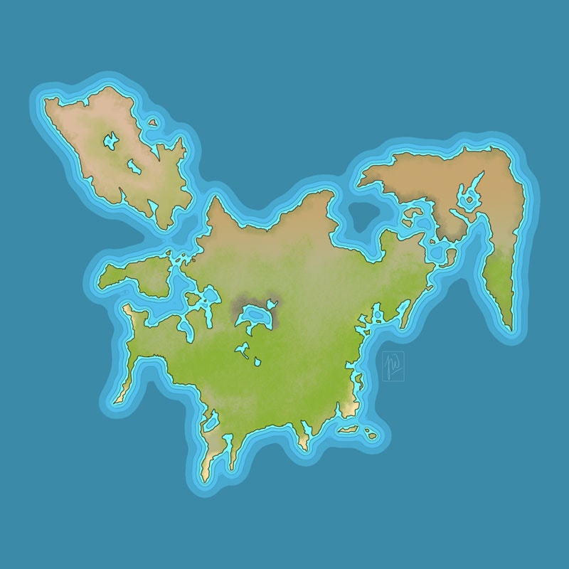 Map Drawing I - Coastline - image 4 - student project