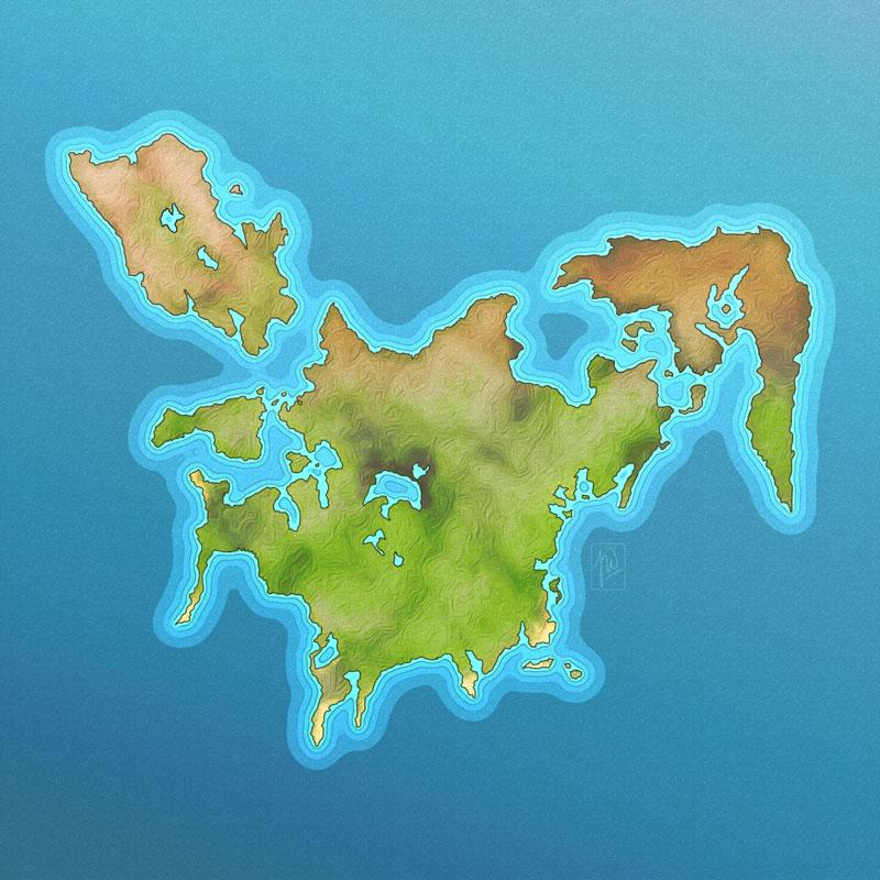 Map Drawing I - Coastline - image 5 - student project