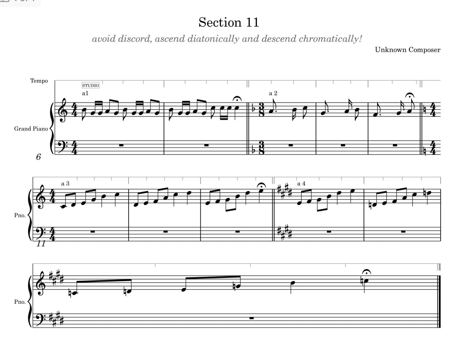 Music composition 1 assignments - image 9 - student project