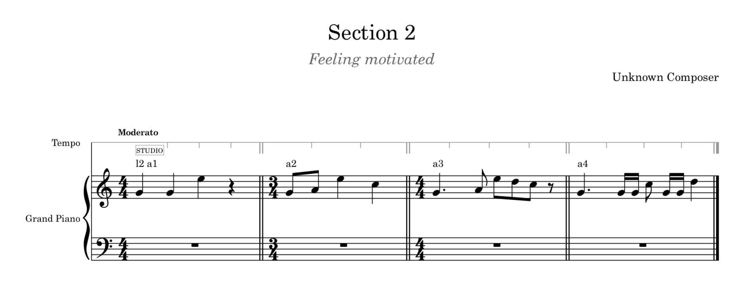 Music composition 1 assignments - image 1 - student project