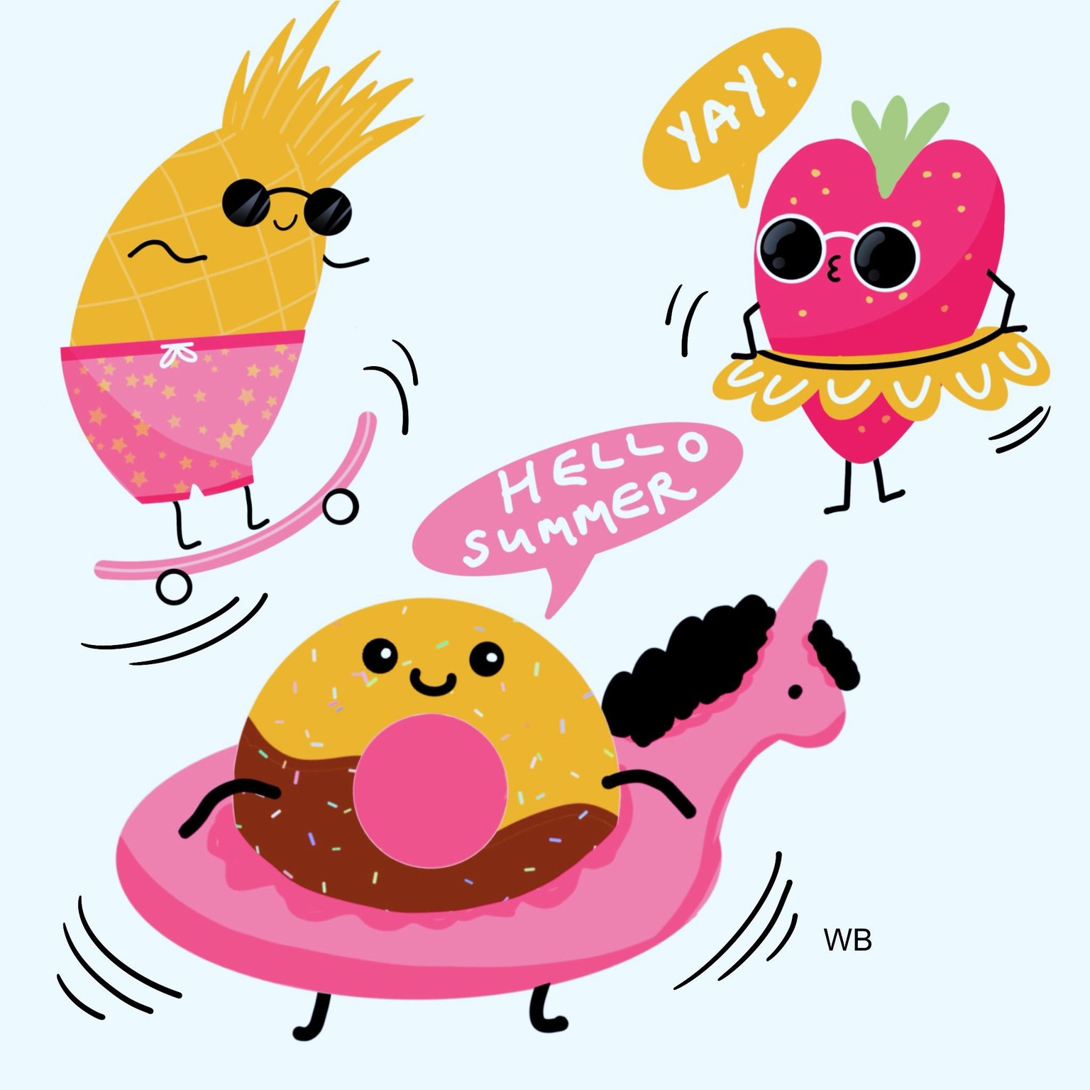 Cute summer foods - image 1 - student project