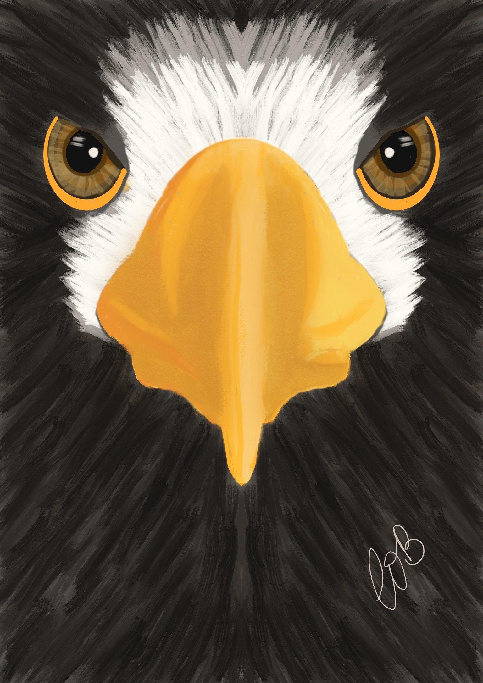 Procreate, tips and tricks, symmetry drawing - image 2 - student project