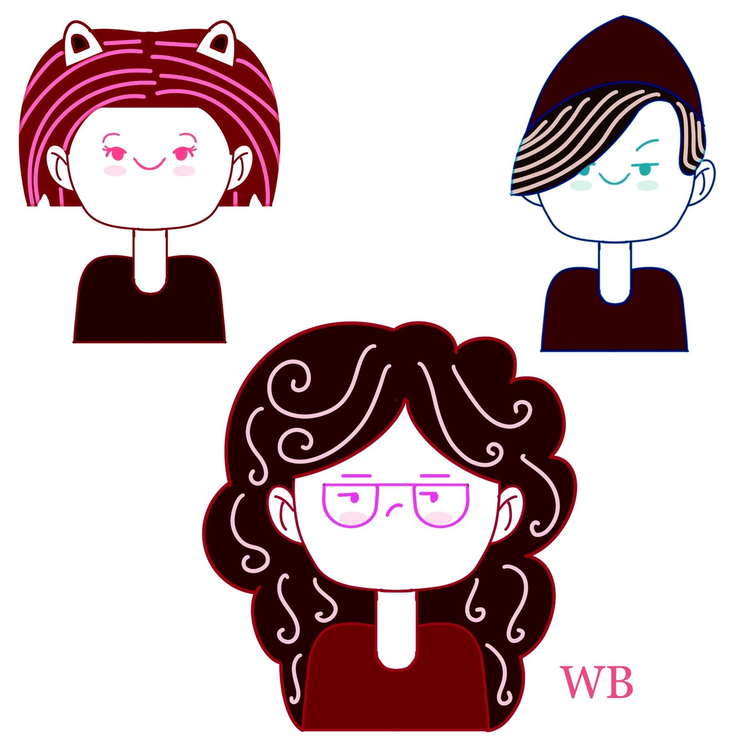 Simple avatars in procreate - image 1 - student project