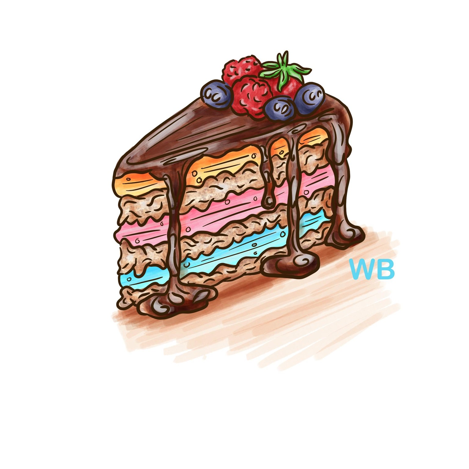 Procreate cookbook art - image 1 - student project