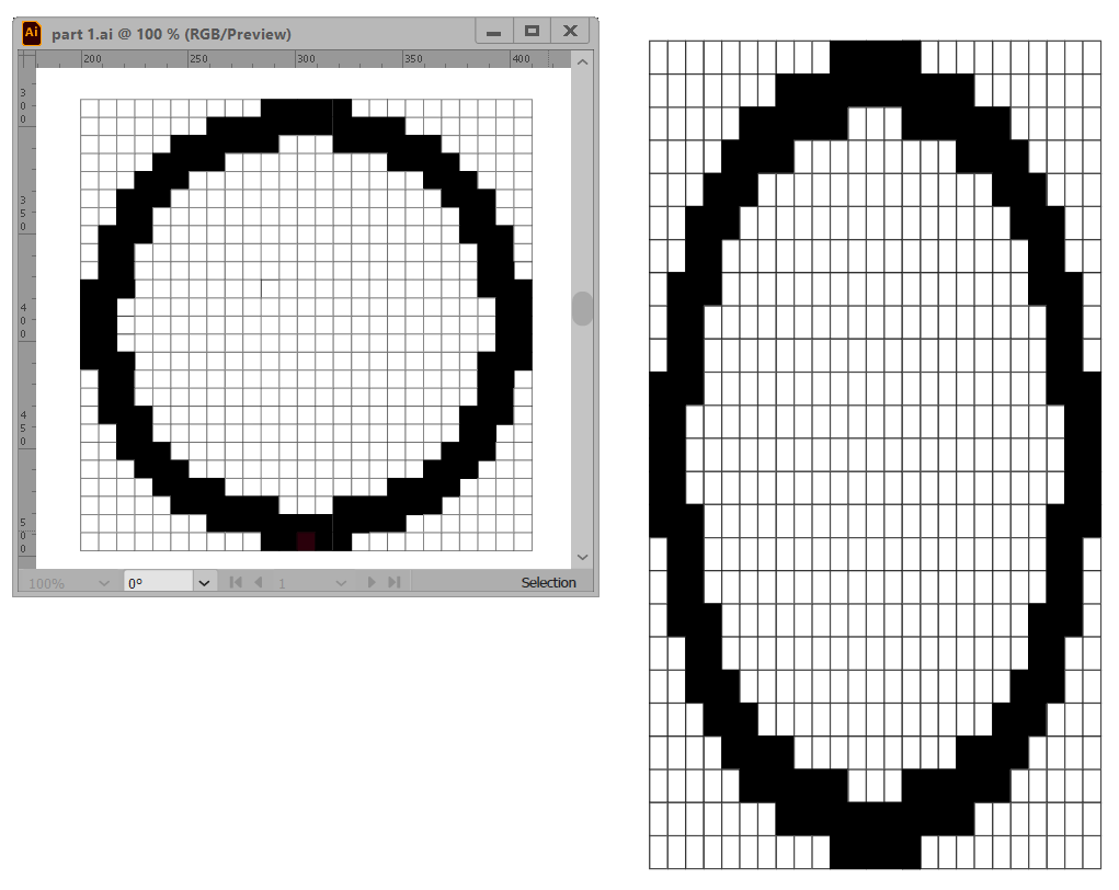 Basic woven design image in 2 ways - image 1 - student project
