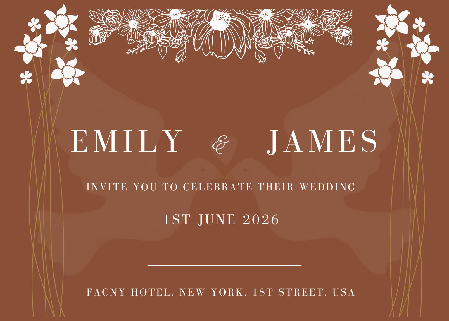 wedding invitation - image 5 - student project