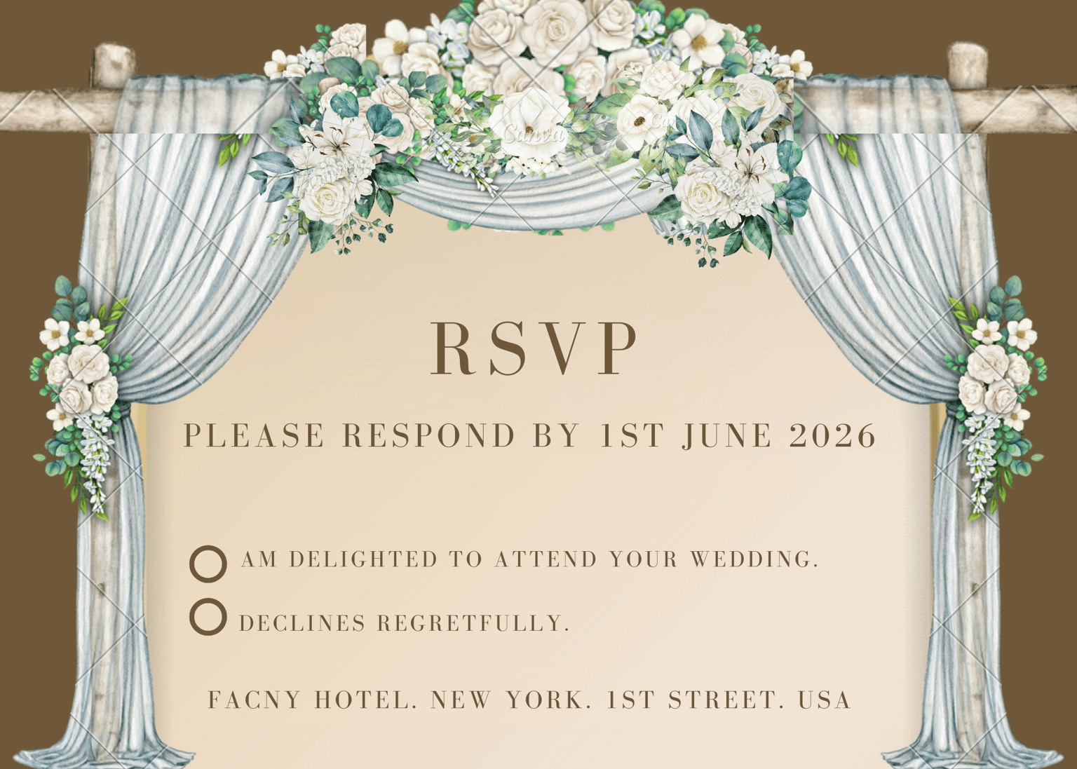 wedding invitation - image 7 - student project