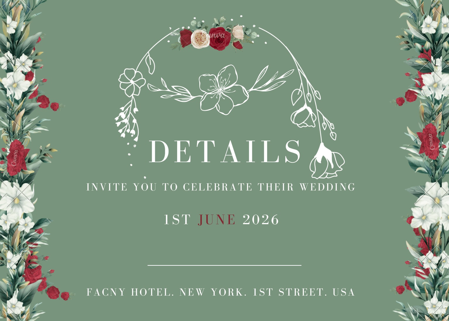 wedding invitation - image 2 - student project
