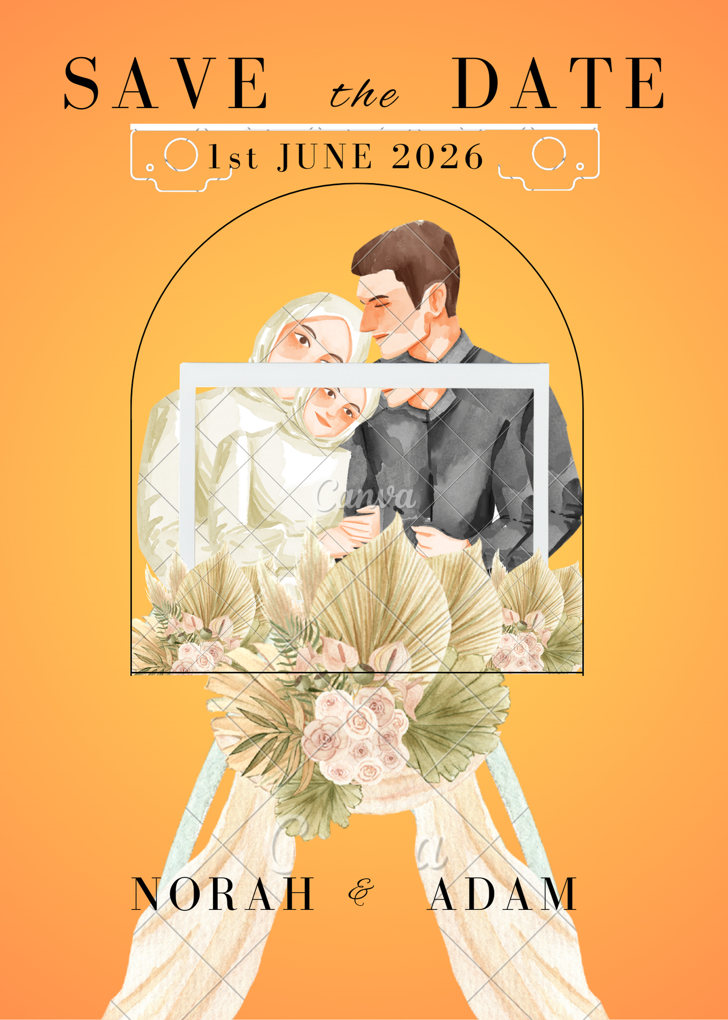 wedding invitation - image 1 - student project
